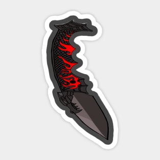 Knife "the dragon's Tongue" Sticker